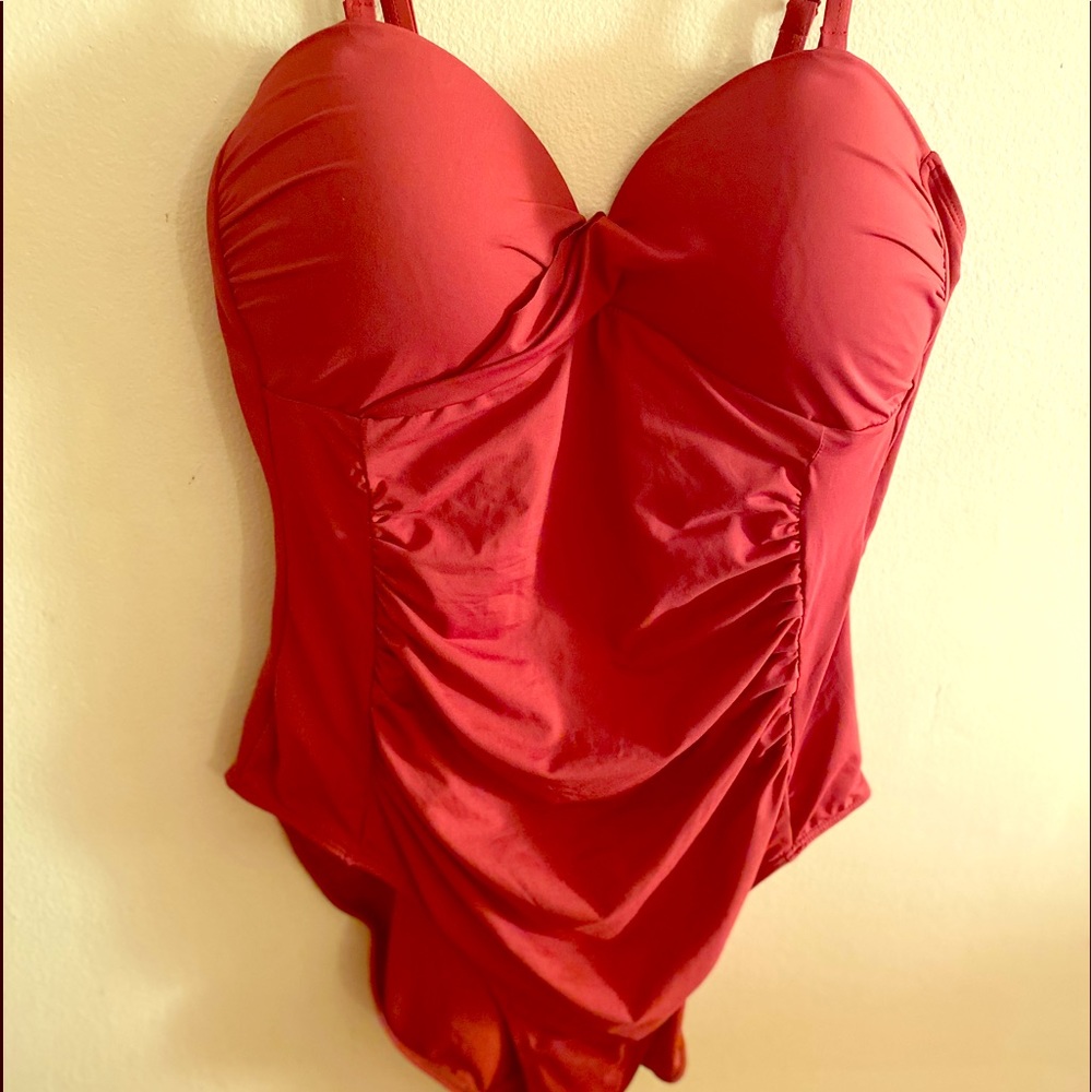 Plus size one piece bathing suit